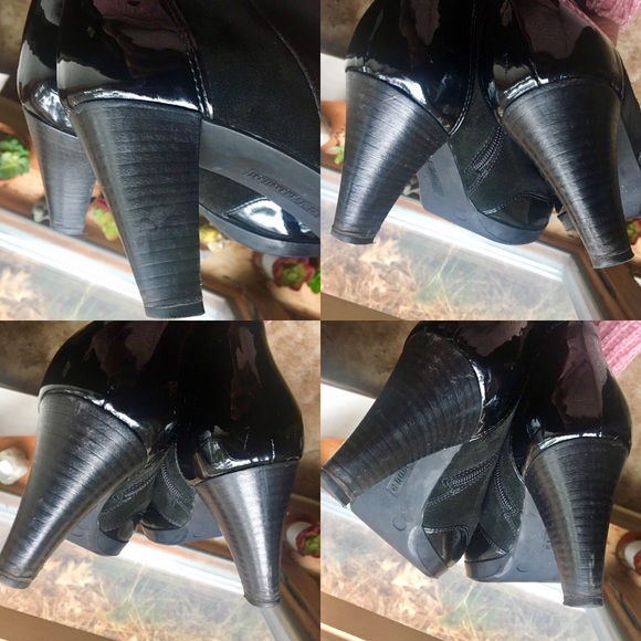 {La Canadienne} Insulated Black Tall Heeled Boots - Picture 8 of 8